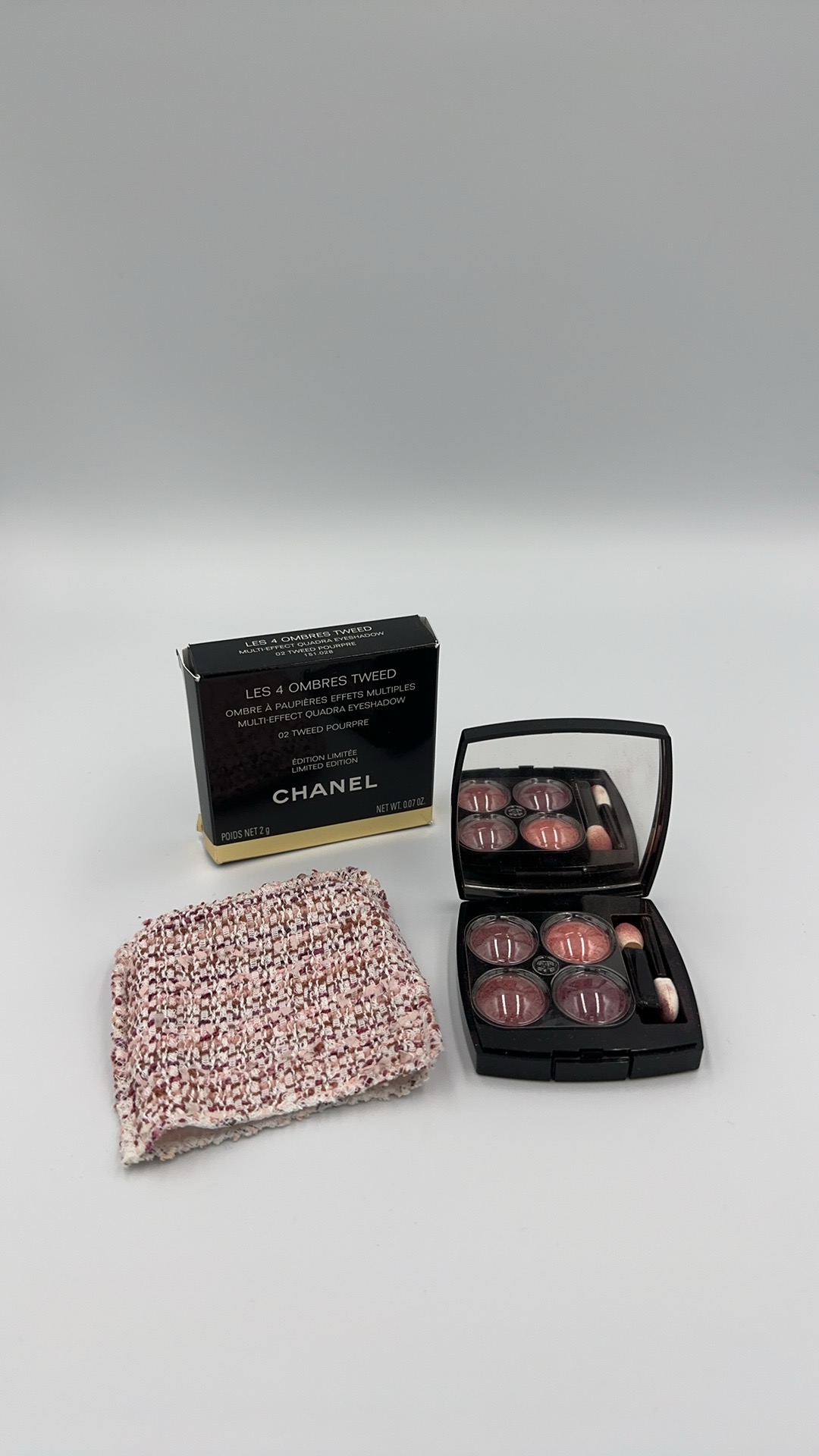 CHANEL エナメル シャネル キャトルオンブル ツイード アイシャドウ